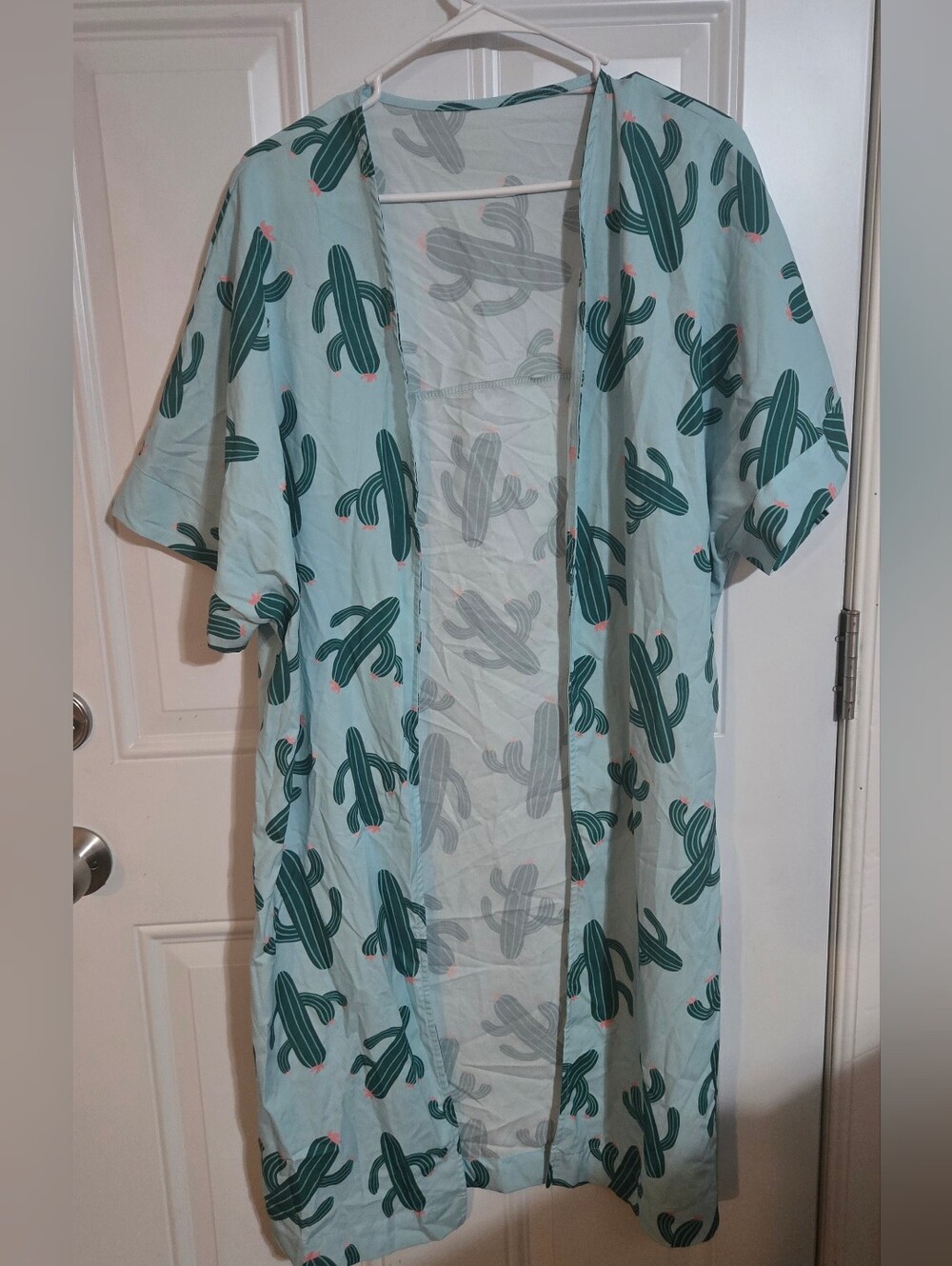 Women's one size cactus print cover up